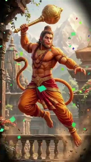 🌿🌿tum apni gada chalao Na👏👏#youtube #hanumanji #shortsvideo 🏹🏹Jay Jay Bajrangbali 🙏🙏🙏🙏