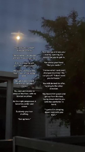 Imagine Enemies Sharing A Bed Scenarios