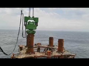 EP1600 vibro hammer offshore construction