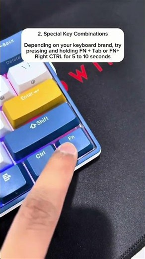 When those toggle key combos don’t work, try these!🙌