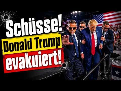 Schüsse! Donald Trump evakuiert!