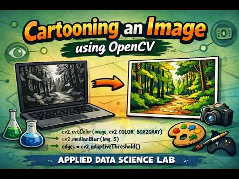 Cartooning an Image using OpenCV