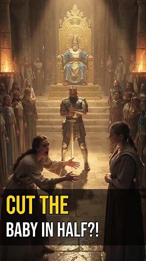 He Said Cut The Baby In Half. The Truth Came Out. | Solomon's Wisdom | Bible Story