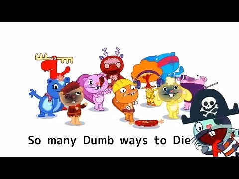 Dumb ways to die Happy tree friends Edition lyrics