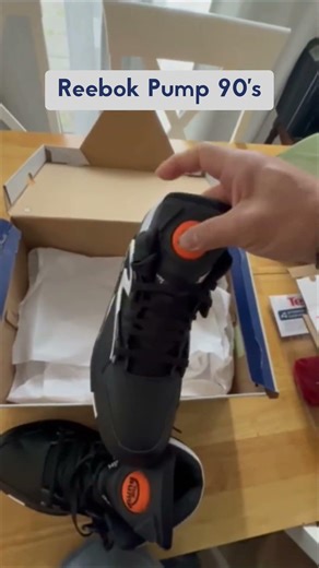 Unboxing Reebok Pump 90's #unboxing #reebok #sneakers #shoes #oldies