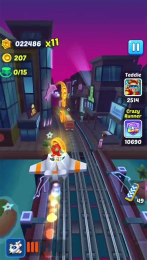 Subway princess Runner #subwaysurfers #shortsfeed #gaming