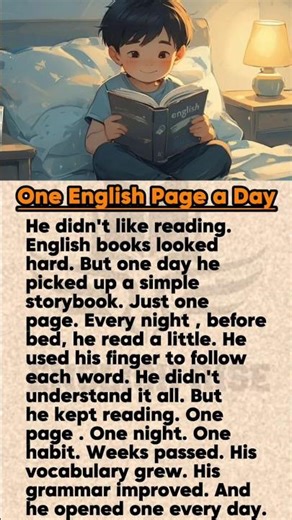 One English Page a Day | English Reading and Listening Practice | #easyenglish #englishforbeginners