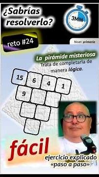 CHALLENGE #24 MYSTERY PYRAMID #mathematics #riddle #viralshorts #primaryschool