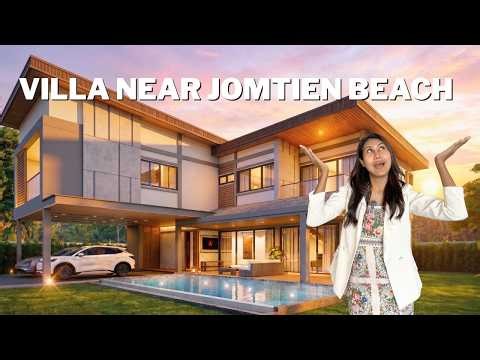 Modern Pool Villa Tour | 5 Minutes to Jomtien Beach!