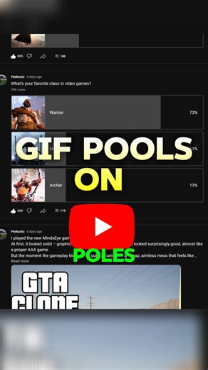 How to Upload GIF Polls on Youtube!! #youtube #comunitypost #shorts