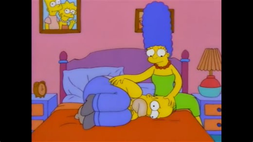 Oh.. Marge, no matter what happens in the future, promise me you won't vote for Lenny. 'Okay, but you've accomplished a lot! You've made me very happy.' Oh, yeah, they'll put me on a stamp for that! 'Mmmm.' I've wasted half my life, Marge. You know how many memories I have? Three! Standing in line for a movie, having a key made, and sitting here talking to you. Thirty-eight years and that's all I have to show for it! 'You're thirty-nine..' Ohh... 😢 (S10 E2 - 'The Wizard of Evergreen Terrace') |