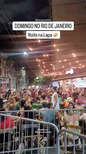 Noite carioca na Lapa Rio de Janeiro 🍻