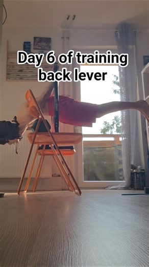 Day 6 of training back levet(back lever unlocked!) #calisthenics #backlever #streetworkout