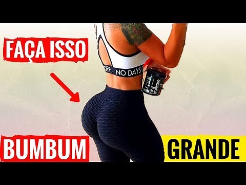 BUMBUM GRANDE👉 Treino Simples Para Aumentar Bumbum Rapidinho. Exercicios Para Gluteos em Casa