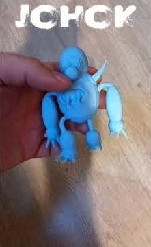 Modélisation & Impression 3D créature Zbergue