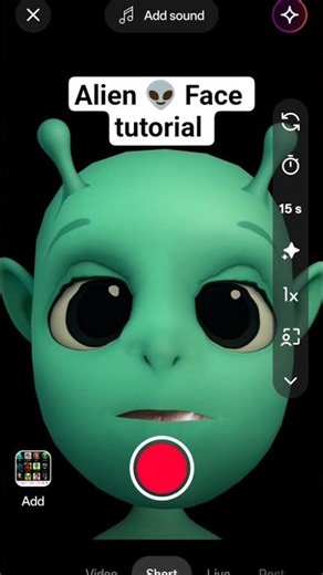 Alien Face Tutorial| #trending #viralshorts #viral #alien #english #telugu #hindi #tamil #urdu