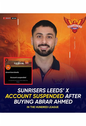 Sunrisers Leeds Suspend X Account After Abrar Ahmed Auction