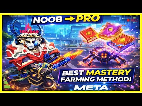 BEST Mastery Farming Method in Solo Hunters 🔥 META NOOB ➜ PRO Guide Roblox