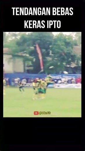 Spectacular powerful free kick by IPTO
