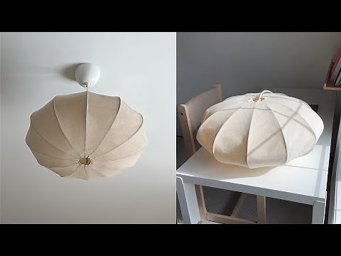 pendant lamp shade tutorial