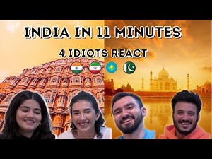 INDIA IN 11 MINUTES Reaction | Drone views | Foreigners Reaction