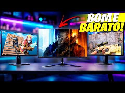 TOP 7 MELHORES Monitores GAMER BARATO Custo Benefício 2026!!!