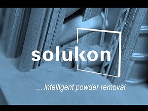 Depowdering of a Titanium Aerospace part at LORTEK with Solukon SPR® technolgy