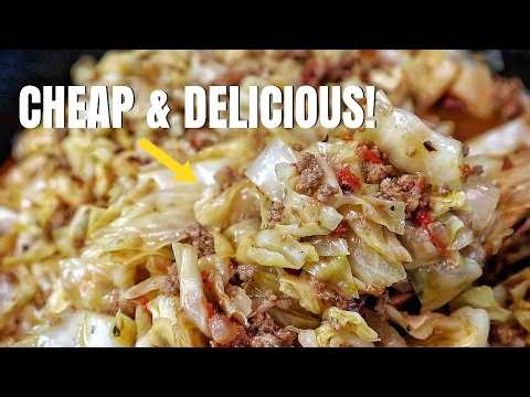 Ground Beef and Cabbage Skillet | Cheap, Easy & Delicious