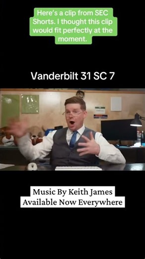 SEC Shorts CAPTURES the EXACT pain of losing to Vanderbilt. #SECShorts #CollegeFootball