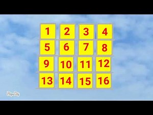 Sesame Street: Blue Sky Background Number 16 (16 TV Sets)