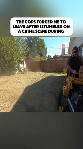 3.4M views · 10K reactions | The COPS FORCED ME TO LEAVE AFTER I STUMBLED ON A CRIME SCENE during FREE overgrown lawn MOWING YTS | Lawn Care Juggernaut | Facebook