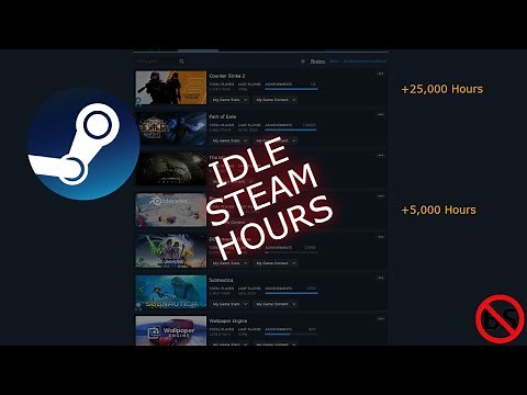 How to IDLE Steam hours Quick & Easy(UPDATED)