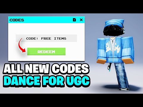 ALL NEWEST DANCE FOR UGC CODES & FREE UGC ITEMS - Roblox Dance For UGC Codes May 2025