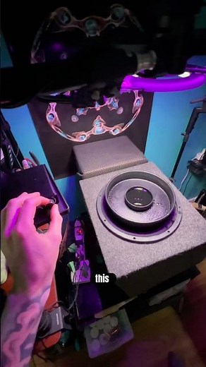 Using a SUPER Low Frequency for Cymatics!🌀 #frequencies #frequency #cymatics