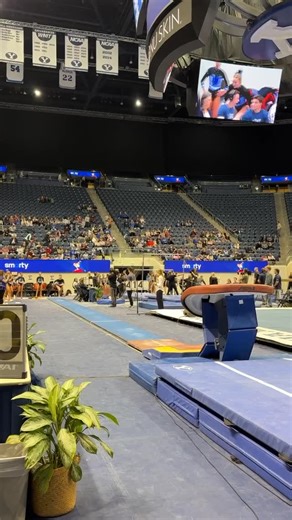 BYU Gymnastics on Instagram: "DAISY STARTS US OFF WITH A STICK🤯 📺ESPN*"