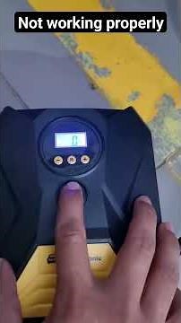 Tire Inflator not working properly #tyre #car