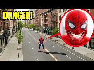 If you see SPIDER-MAN SMILING, run!