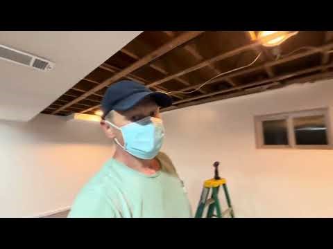 Part 2 how to remove dry ceiling in the basement