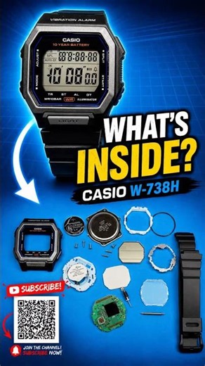 Casio W-738H Teardown: What’s Really Inside?