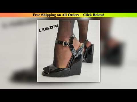 ZHIMA Women Sandals Wedges Ankle Strap Peep Toe - Surprisingly Useful Item | Smart Choice | Smart