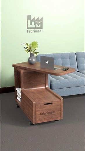 Swivel Top Side Table #furniture #design #table #livingroom