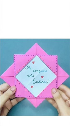 Beautiful easy Paper frame #paperframe #diy #origami #papercraftideas #viralvideo #viral #paperart