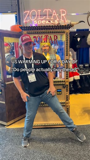 Day 1 at IAAPA: stretching, hydrating, and preparing for a full day of “Wait… this is your real job?” 😅🎡 | Characters Unlimited Inc