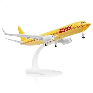 1/300 Diecast Metal Airplane Model Kit (8.3-inches L) with Stand, 737 Airplane Model for Adult Aviation Gifts, Desktop Display Plane