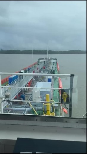 Exploring a Large Cargo Ship's Control Room and Deck