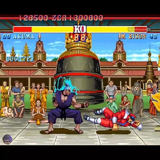 Akuma vs Bison in Street Fighter 2 Prime🔥