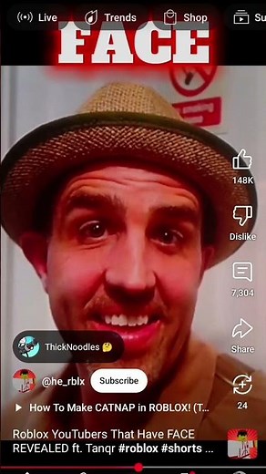 Thinknoodles IRL Face 🤯