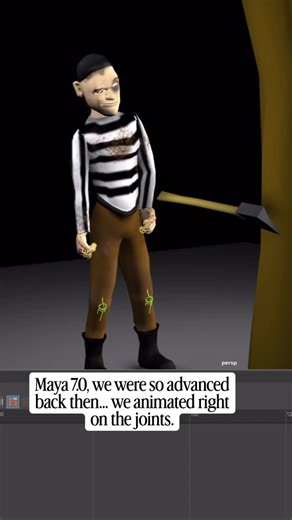 Matthew Tovar | This is the actual file from college and it seems like I just animated on the joints themselves 🤨 my favorite part is probably my arm... | Instagram