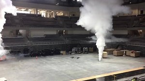 Fire alarm test @ UMBC basketball arena. Alarm system trigger ducks music and plays emergency message. Passed with flying colors. | Design & Integration | Facebook