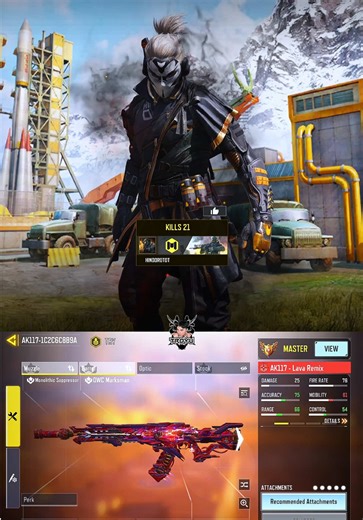Mythic AK117 Lava Remix Guide for COD Mobile